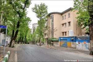 خیابان دربند در منطقه یک تهران